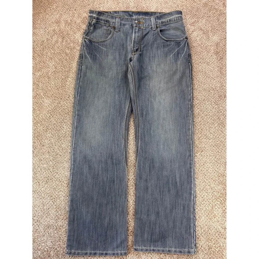 Levis 514 Straight Fit Jeans Mens 34x30 Blue Medium Wash Denim Pants